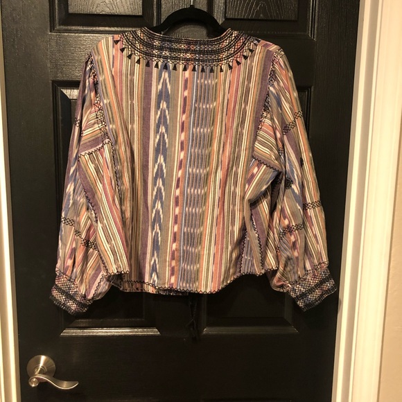 free people embroidered tassel jacket - Picture 5 of 8